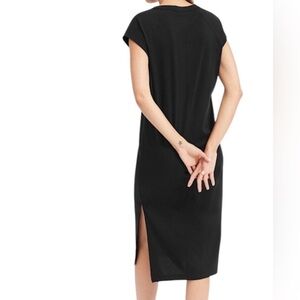 Everlane Blue side-slit T-shirt  Dress sz L